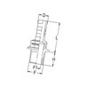 Złącze Arag proste gwint zew. 3/4” do węża 25mm