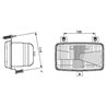 Reflektor drogowy Deutz 2.8039.240.0 COBO 05.078.0000