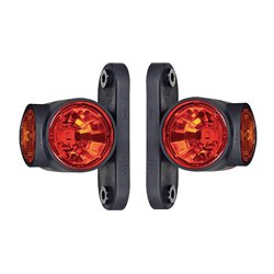 Lampa obrysowa 12/24V lewa/prawa LED