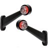 Lampa obrysowa, przednio-tylna, W21.3ż, 12 V lub 24 V, żarówkowa
