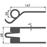 Palec podbieracza, 150/67/0 fi 5,0mm, Gallignani