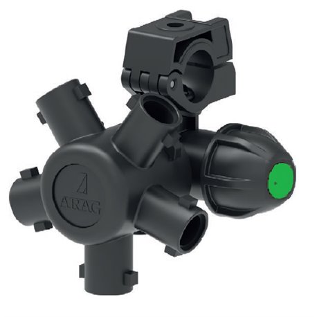 Korpus rozpylacza Arag 40649271V Compact Jet 5-krotny do rury 20 z przyłączem 10mm