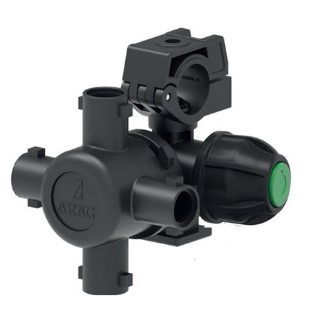 Korpus rozpylacza Arag 40647K7V Compact Jet 4-krotny do rury 33,3mm (1") z przyłączem 10mm