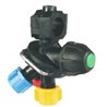 Korpus rozpylacza 3-krotny do rury 26,4mm (3/4") z przyłączem 10mm, do nakrętki 3/8"BSP