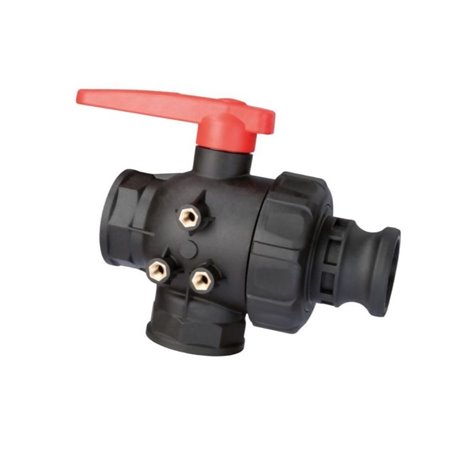 Zawór Kulowy Ręczny 3-Drożny Gwint Wew. 2" F Camlock