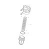 Filtr Liniowy T2 Inox 50mesh Wkład Niebieski