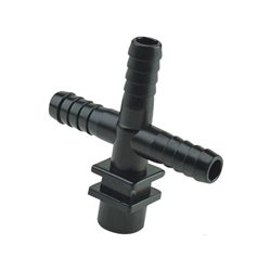 Korpus rozpylacza Arag 413231.010 pojedynczy na wąż 10mm X2 Gwint Wew 1/4" Npt X3 Wąż