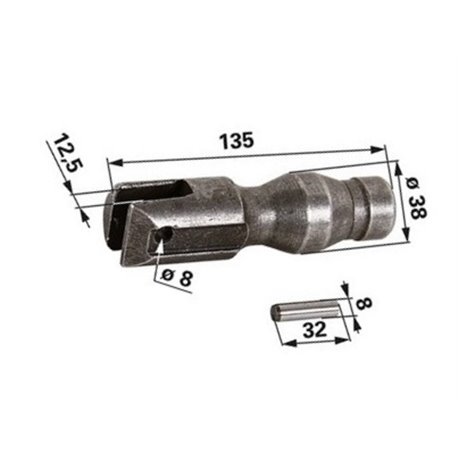 Sworzeń sprzęgła 38 mm HS15053KU87 Sauermann 8716106954711