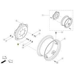 Śruba koła 0016013170 Claas 0016013170