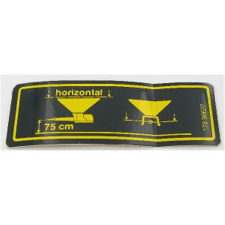 Vicon PS VN17890627 Naklejka wysokość pozioma Kverneland