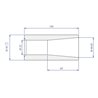 Tuleja zęba 56x120mm 32/44 firmy Saut du Tarn 5193FT1015
