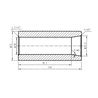 Tuleja zęba 51x110mm 30/35,5 519311051M1 gopart 8719493418538