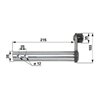 Ramię sterujące przekładni K-792.401 i K-762.411 (11-ramion L+R), fi35mm L-215mm