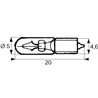 Żarówka W2x4,6d 12V 1,2W Philips