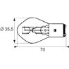 Żarówka S1 12V 25/25W BA20D Żarówka BA20d Hella 4082300165234