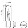 Żarówka Bulb 12V 1 2W W2x4 Żarówki KRAMP