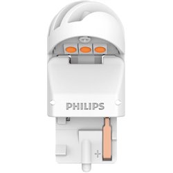 Żarówka W3x16d LED 12/24V (2 szt.) pomarańczowa Philips X-treme Ultinon gen2 + CANbus