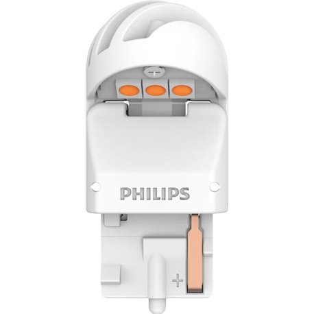 Żarówka W3x16d LED 12/24V (2 szt.) pomarańczowa Philips X-treme Ultinon gen2 + CANbus