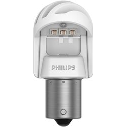 Żarówka LED P21W 12V/24V 21W BA15s czerwona Philips Żarówki LED Philips P21W BA15s (BRAK NORMY ECE)