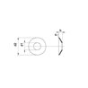 Sprężyna talerzowa M30x63x1.8 mm, stal DIN 2093