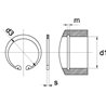 Pierścień segera wewnętrzny 20x1,0 mm Kramp 8719607110952