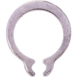 Pierścień zabezpieczający zewnętrzny RVS , 9 mm