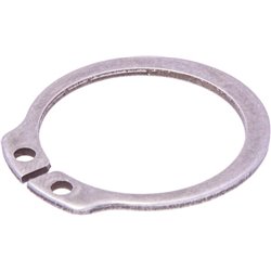 Pierścień zabezpieczający zewnętrzny RVS , 24 mm