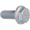 Śruba M10x25, pełen gwint, ocynk z kołnierzem M10x25
