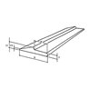 Ładowacz czołowy - Lemiesz łyżki, pół strzałkowy 150x32 mm x3 m HB500 Kramp 5700036774436
