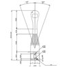 Ładowacz czołowy - Joystick bez przycisków do linek z kulką Indemar 5193-IMCL60200B