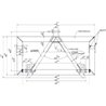 Ładowacz czołowy - Trójpunktowy adapter trójnik do normy Euro Kramp 8719607166935