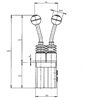 Ładowacz czołowy - Joystick serwo SV20-1-B01-G001A Walvoil D210-SV201B01G