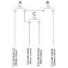 Ładowacz czołowy - Włącznik w dźwigni płytka z 3 przyciskami Indemar 5193-L84933B