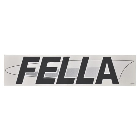 Kosiarka Fella - Naklejka FELLA 110x470 lewa strona
