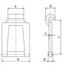 Rozrzutnik obornika - Ogniwo łańcucha T 78,5mm HF Rubig