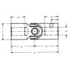 Cardan przegub krzyżowy 20/20-108 wpust 6mm Kramp 1159-30040110