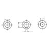 Cardan przegub krzyżowy 20/20-108 wpust 6mm Kramp 1159-30040110