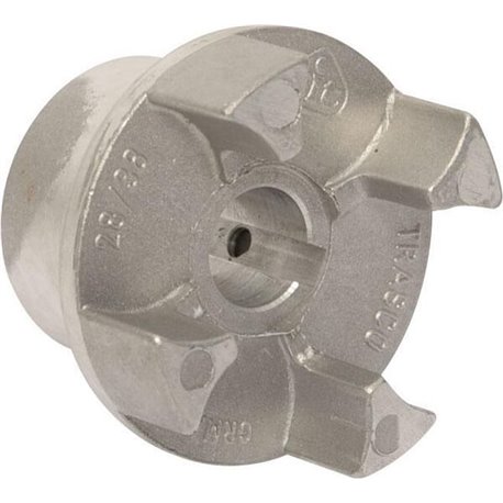 Piasta 28 A Ø25H7 klucz 8, aluminiowa