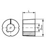 Tuleja Taper Lock 1210/25 mm, wpust 8mm Optibelt 8716106095810