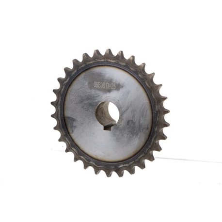 Koło łańcuchowe 30 zębów 08B-1(1/2"x5/16") otwór 25 mm Kramp 8719607032605