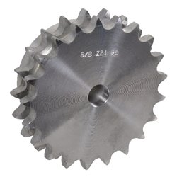 Koło łańcuchowe 9 zębów 10B-2(5/8"x3/8") podwójne Kramp