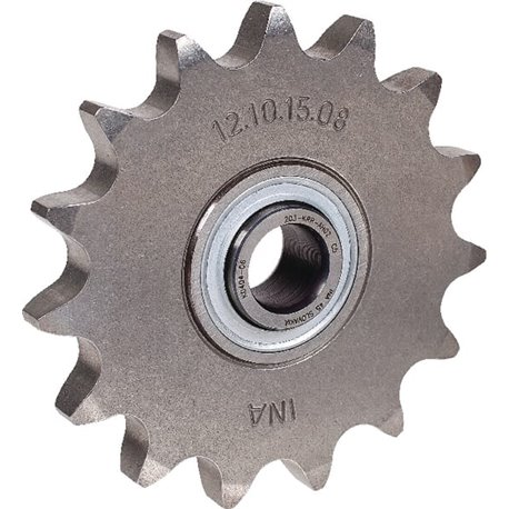 Koło napinacza łańcucha 12B-3/4"x7/16", Z15, otwór 16,2 INA/FAG 4012802789843