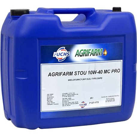 Olej silnikowy Fuchs 10W40 Agrifarm Stou MC PRO, 20 l