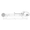 AL176465 John Deere Łącznik 3/3 M36x4,0 587-765mm R280mm Vapormatic 5035776681295