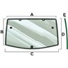 AL212195 Szyba John Deere tylna Vapormatic 5035776634895