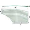 R198624 Szyba John Deere drzwi lewa Vapormatic 5035776634932