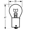 Żarówka BA15s 12V 21W