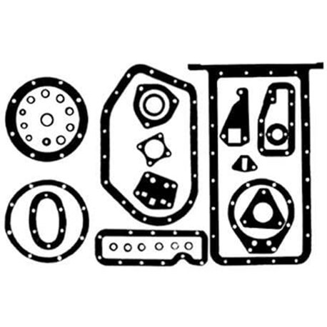 1810027M91 Massey Ferguson Zestaw uszczelek silnika dół Vapormatic 5035776610127