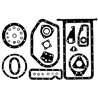 1810027M91 Massey Ferguson Zestaw uszczelek silnika dół Vapormatic 5035776610127