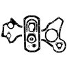 3041249R92 Case Zestaw uszczelek silnika dół Vapormatic 5035776610080